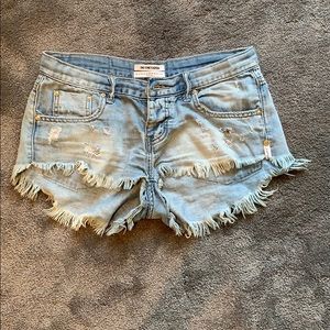 One Teaspoon SOFT Bonita’s Shorts Light-Wash!!